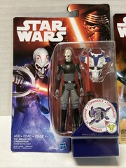 Lot Of Two Star Wars Rebels Action Figures Ezra Bridger, The Inquisitor