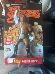 NEW IN HAND Mattel LJN WWE Superstars Series 3 The Rock Chase Black Card Target