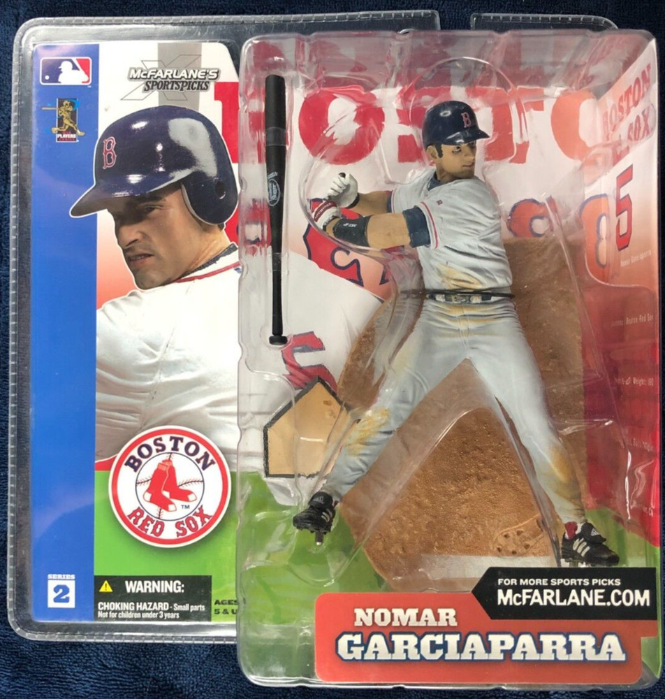2002 McFarlane SportsPicks Series 2 Action Figure Nomar Garciaparra Red Sox Gray