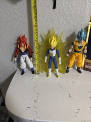 Dragon Ball Action Figure Lot Assembled Goku Figure-rise, Vegeta, Gogeta SS4