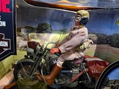 GI Joe – 35th Anniversary- Harley Davidson Motorcycles US Army Courier & WLA 45