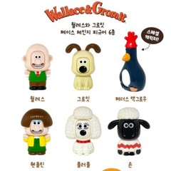 1pc Random Blind Box Wallace & Gromit McGraw Face Changing Figure Official Rare