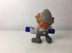 Hackus Smurf Figure McDonalds Happy Meal Prize Toy Heavy PVC Peyo 2013 3 Inch