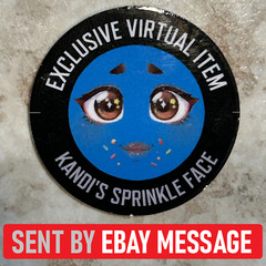 Roblox Kandi’s Sprinkle Face Game Item Code Sent Fast Via Ebay Message