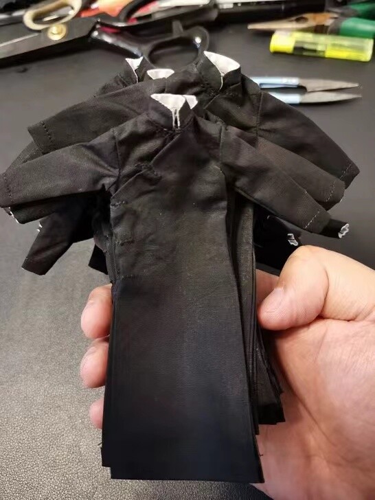 New 1/12 Gomez Kungfu Chinese Tunic Suit Clothes Set 6” DIY Model Accessory