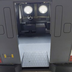 Vintage Robocop Delta Swat Team Police Van Armored Vehicle Figure Playset Truck