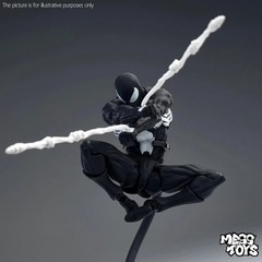 toys Messtoys Symbiote Spider-Man Black Suit Action Figure Collectible Toy Bo
