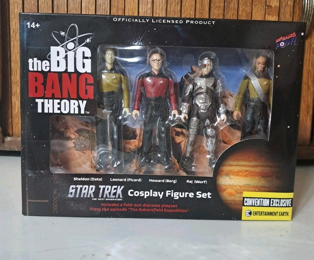 The Big Bang Theory Star Trek Cosplay Figure Set Limited Edition 1091/2288 Rare