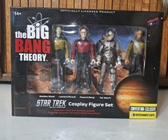 The Big Bang Theory Star Trek Cosplay Figure Set Limited Edition 1091/2288 Rare