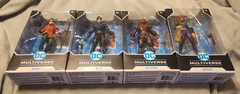 McFarlane DC Multiverse Gotham Knights 4 Figure Lot Red Hood Batgirl Nightwing