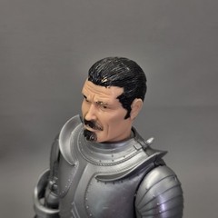Marx Toy Co Sir Stuart Silver Noble Knight Figure & Valor Armored Horse Vintage