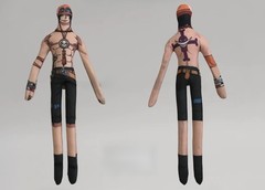 One Piece Poseable Figure Abstraction Cute Plush Doll Creativity Gift