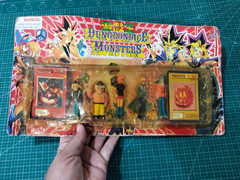 Vintage Bootleg Rare Yugioh toys figure & card Dungeon Dice Monsters Yugi Oh!