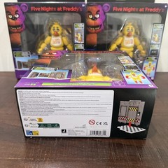FNAF Five Nights at Freddy’s Jazwares Classic Chica Office Set 5″ Figure DAMAGE