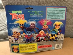 1993 Hasbro Battle Trolls Quick Draw Troll – BOX SHOWS WARE , BUBBLE IS DENTED