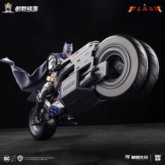 MODOKING Batman Ben Affleck Motorcycle Assembled model Toy Kit In Stock L:28CM