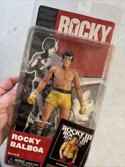 Rocky III ROCKY BALBOA (Gold Trunks) Figure NEW SEALED NECA