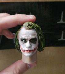 INART Dark Knight Joker Heath Ledger Deluxe Version 2-Pack Joker Rooted/Sculpted