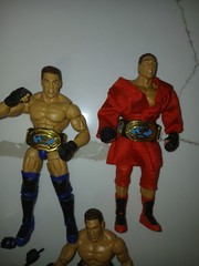 Wwe Elite Ken Shamrock Lot Of 3 Chase With Belts