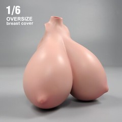 1:6 Suntan Super Large Breast Bust Cover Fit 12” Female PH Action Figure Dolls