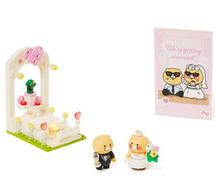 KAKAO Friends Happy WEDDING BRICK Figure DIY Blocks *US-duty Paid