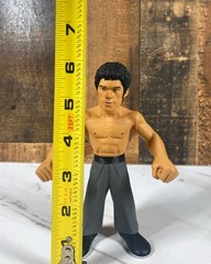 6″ Bruce Lee Fan Atiks Action Figure Round 5 Enter the Dragon Excellent Cond.