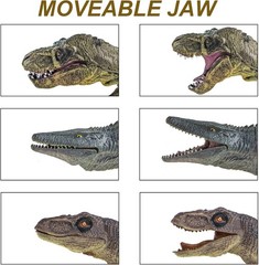 6PCS Jumbo Dinosaur Toy Set, Realistic Dinosaurs Toys for Kids – Large Dino Play