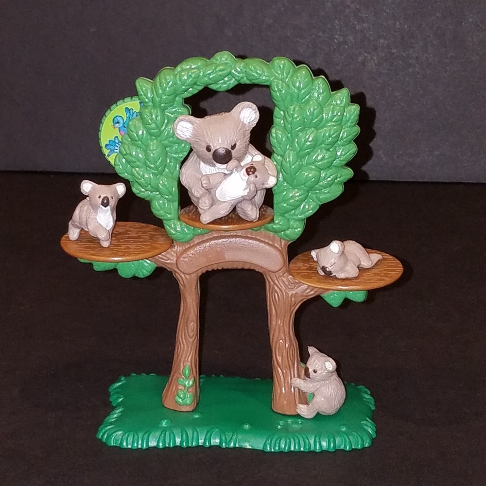 Baby Surprise Puppy In My Pocket Katie Koala Bear Family Tree Play Set Vintage