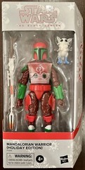 New Star Wars Black Series 6” MANDALORIAN WARRIOR HOLIDAY EDITION Hasbro
