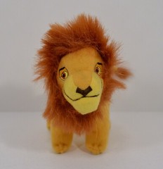 RARE 1998 Adult Simba Mufasa 5″ McDonald’s EUROPE Plush Figure Disney Lion King