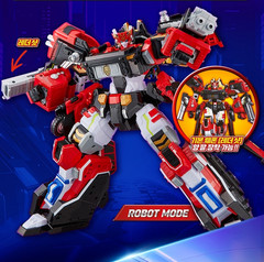 Metal Cardbot W Season 3 BLAION Fire Truck Transforming Robot Toy SAMG Fast Ship