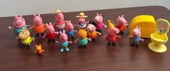 LOT OF 15 PEPPA PIG Figures Various years and condition