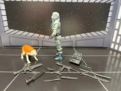 GI Joe Black Major Firefly Custom Figure Complete w/ Accessories Cobra Saboteur