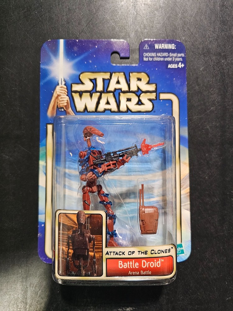 Battle Droid RED Arena Battle 11 2002 STAR WARS Saga Collection NEW