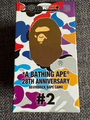 A Bathing Ape 28th Anniversary Bearbrick x Bape Camo #2, Unopened, US seller