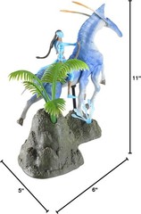New Avatar World of Pandora Deluxe Action Set Tsu-Tey Direhorse Figures NIB