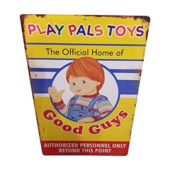 Child’s Play 2 Play Pals 12 x 18 Inch Metal Sign Prop