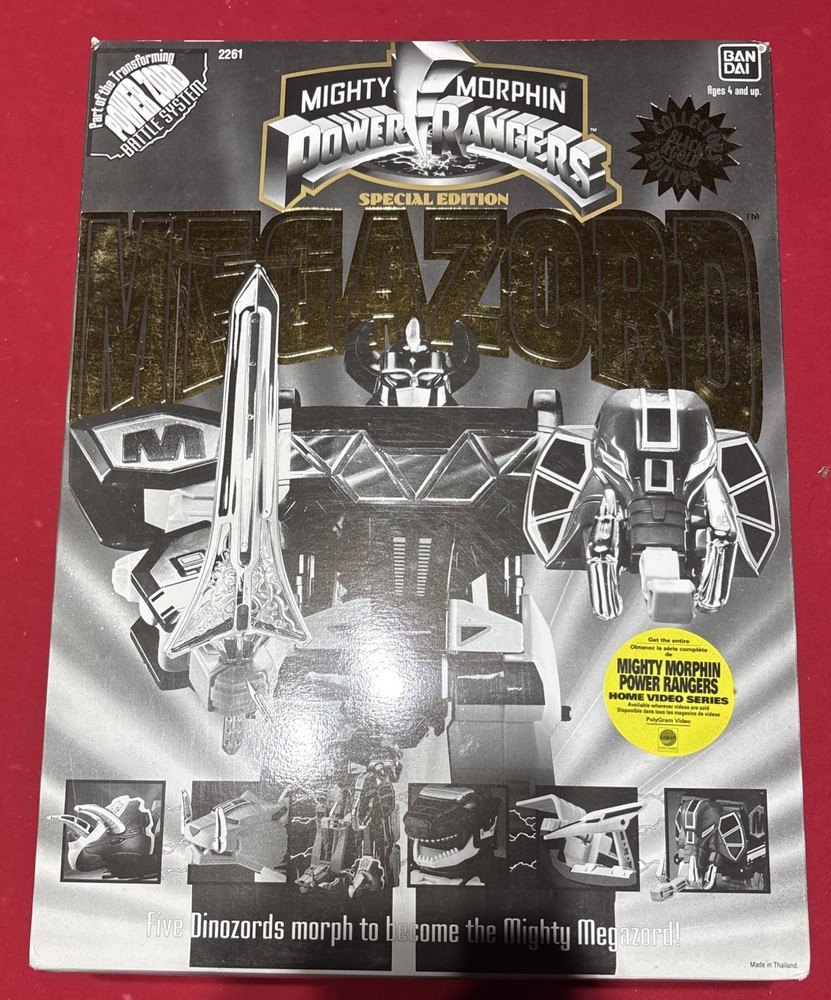 Mighty Morphin Power Rangers Megazord Special Edition Black Gold 1993 CIB