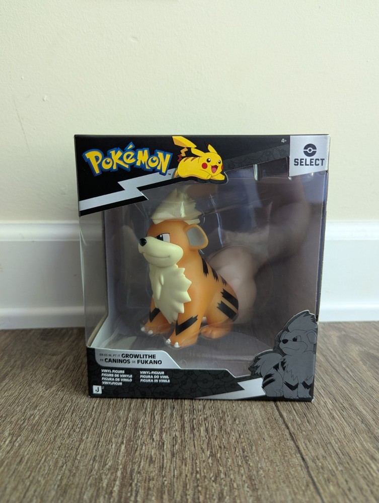 Pokémon Select Growlithe Figure Series 6 Jazwares 4″ Vinyl Brand NEW Sealed