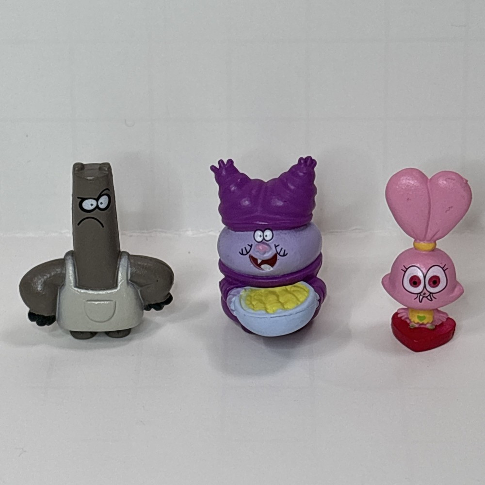 Rare Cartoon Network Chowder 1/64 Scale 1″ MicroFigures Chowder Schnitzel Panini