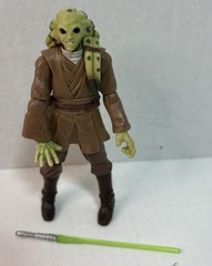 Star Wars Legacy Kit Fisto Jedi Master Geonosis Loose 3.75in Figure Light Saber