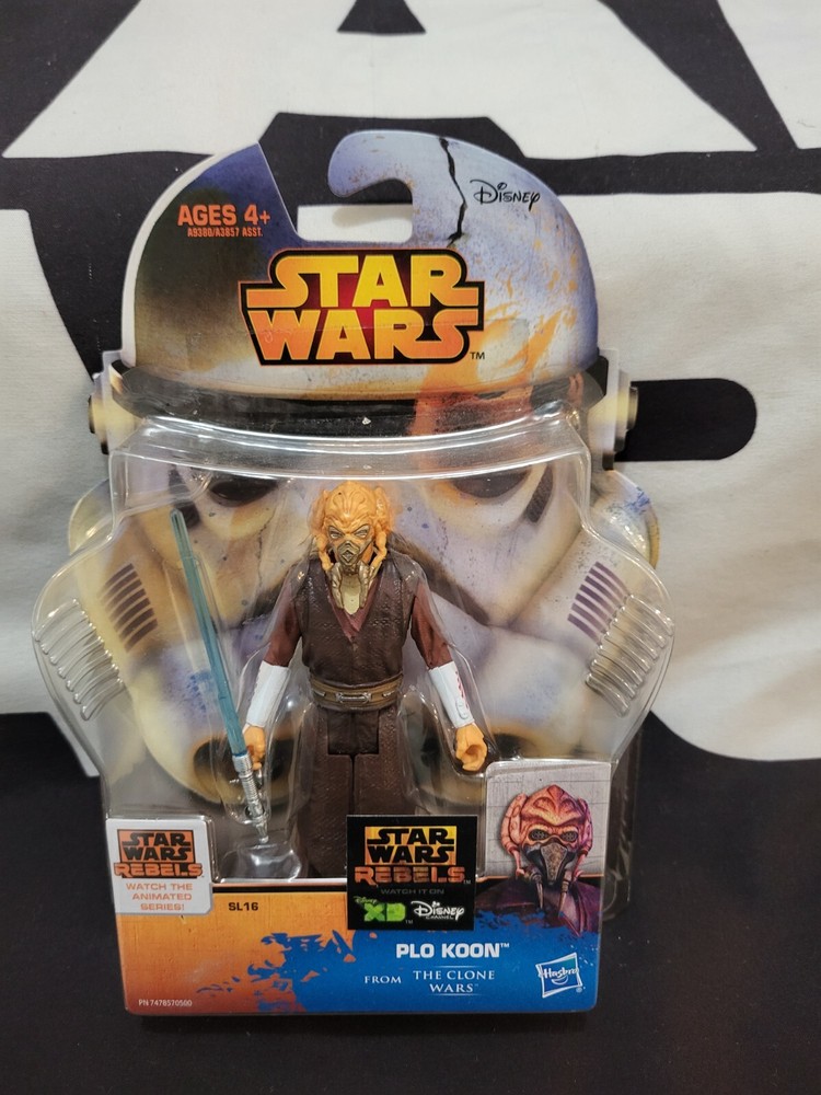 Plo Koon SL16 STAR WARS Rebels Disney Hasbro 2015 MOC NEW D1
