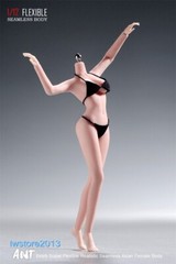 US ANT 1/12 T305B Pale Skin 6inch Female Action Figure Body Hand Foot Dolls Toys