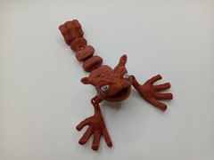 retro pukamarin space creature figure from flight of the navigator 1986 movie