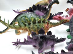 DINOSAURS Mixed Lot of 15 Toy Figures Branded/Unbranded Dinosaur Toys