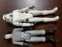 VINTAGE KENNER STAR WARS 1977 FIRST 12 FIGURE SET LOT LUKE VADER HAN LEIA R2 +++