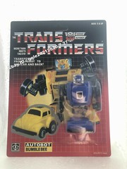 Transform G1 Bumblebee Yellow Black Red Blue White reissue mint MISB