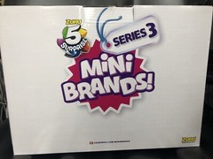 5 surprise mini brands series 3 * New Gray Color Capsule * 24 Ball Box. In Hand