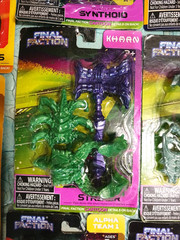 Final Faction lot. Synthoid action figure, Elite gold Steel, scourge, striker +
