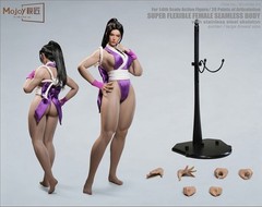 Mojoy Shiranui Mai Fighting Style Female Seamless Body 1/6 Action Figure Purple